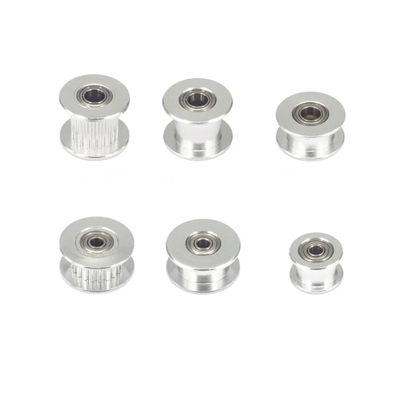 

1PCS GT2 Idler Timing Pulley 16Teeth 20Tooth Wheel Bore 3mm 5mm 2GT Aluminium Tooth Gear Width 6mm 10mm 3D Printer Parts