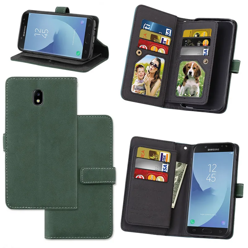 For Samsung Galaxy J7 2017 Case J730 Flip Leather J7 2017 Case Cover Funda Window Calling For Galaxy j7 2017 Cover Luxury3