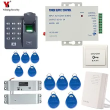 Yobang безопасности водонепроницаемый биометрический дактилоскопический контроль доступа домофон цифровой электрический RFID код системы для дверного замка