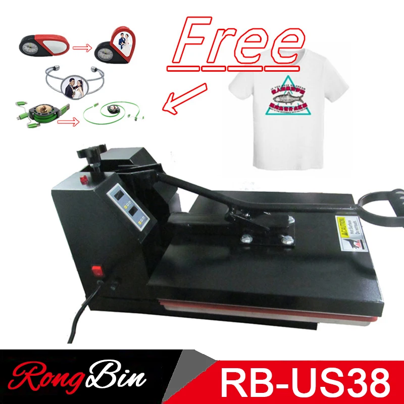 CE Certification High Pressure 15x15 Inch T shirt Heat Press Machine Sublimation Heat Transfer Printer for