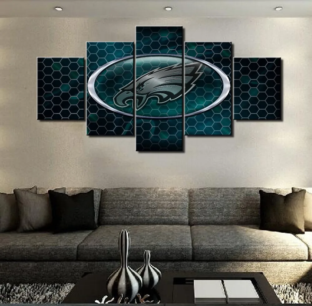 Canvas Painting On The Wall Philadelphia Eagles Logo Wall Pictures For