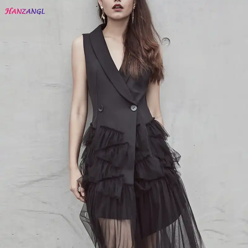 vest blazer dress