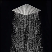 40 см* 40 см квадратный дождевой Душ. 16 дюймов нержавеющая сталь ультра-тонкий потолок дождь Душ Дождь душевая головка