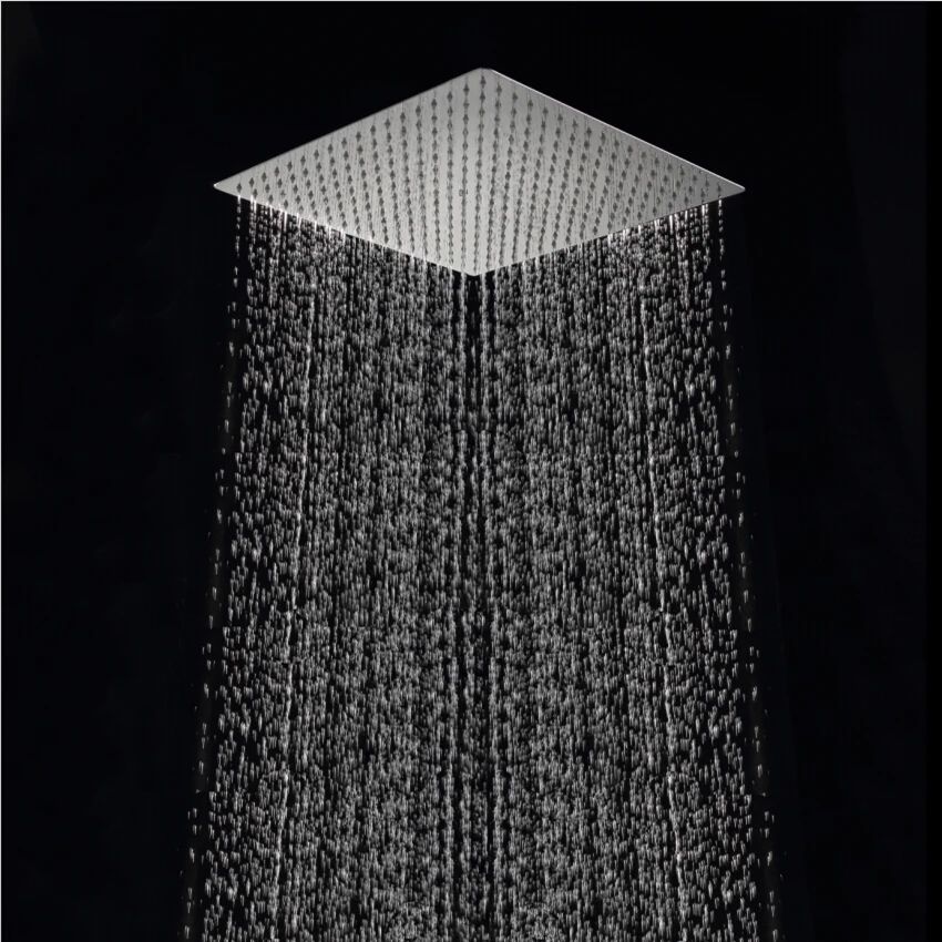 Comprar Envío Gratis cabezal de ducha de lluvia cuadrado 40cm * 40cm cabeza de ducha de lluvia de techo ultrafino de acero inoxidable de 16 pulgadas.