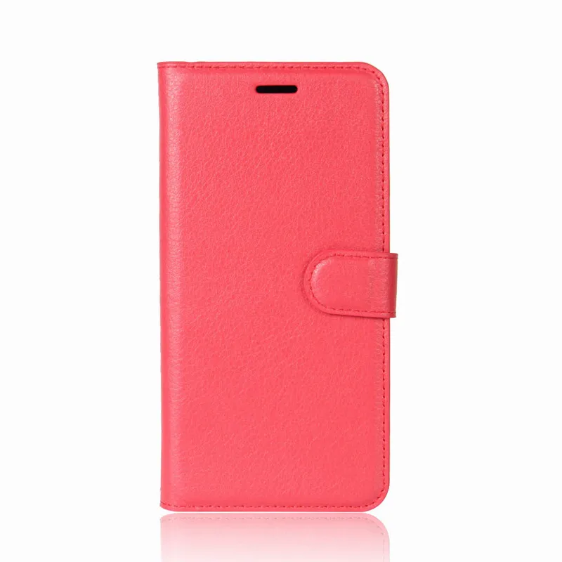 Чехол-книжка для Blackview A7, чехол-бумажник для Blackview A7 Pro, сенсорный кожаный ТПУ чехол для телефона, капа, чехол, подставка, держатель для карт - Цвет: Red