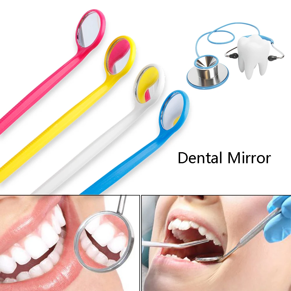 

1PC Dental Mirror Instruments Mouth For Checking Eyelash Extension Applying Eyelashes Tools & Teeth Tooth Clean Oral Mirror Tool