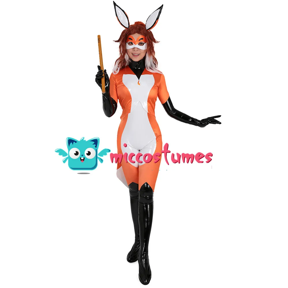

Alya Fox Cosplay Costume Bodysuit Jumpsuit Woman Halloween Outfit