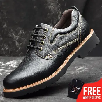 

OSCO PUBG Factory Direct ALL SEASON New Men Shoes Fashion Men Cow Leahter Casual Ankle Boots#RUS3635