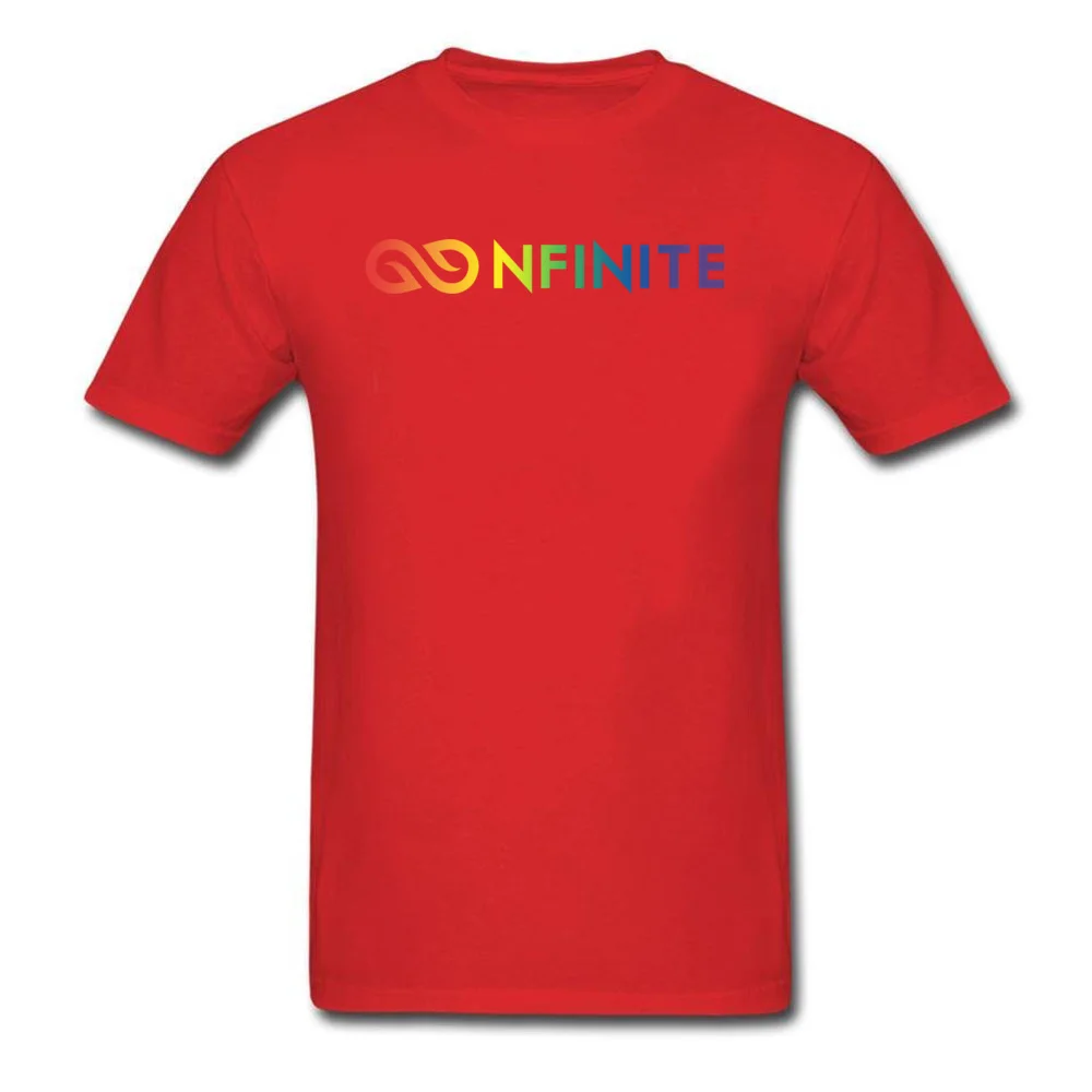 Nfinite Pride T-shirts Design Short Sleeve New Design Round Neck All Cotton Tops T Shirt Top T-shirts for Men VALENTINE DAY Nfinite Pride red