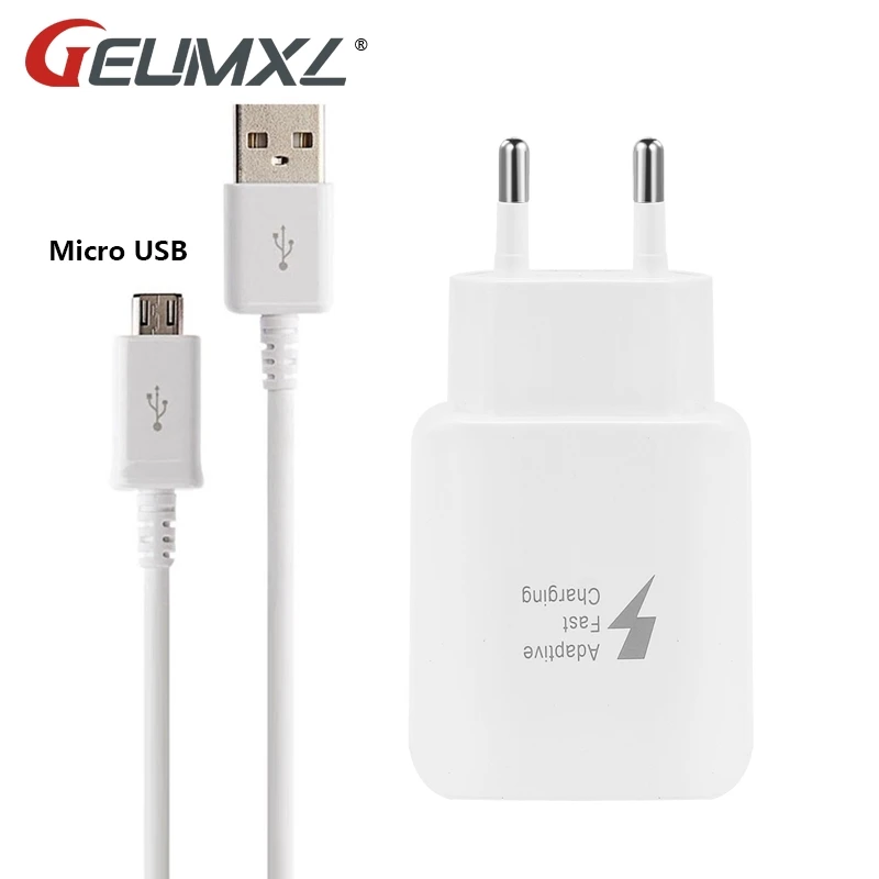 

Quick Charge Charger Adapter 9V 1.67A/5V 2A Wall Travel For Samsung Galaxy Note 5 4 3 2 S8 S7 S6 Edge S5 S4 S3 A5 A3 2016 J5 J7