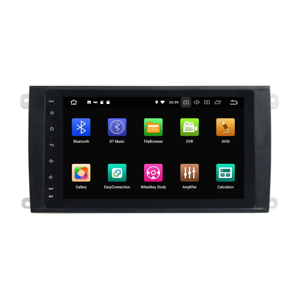 Excellent 4GB RAM Octa Core 8" Android 8.0 Car Audio DVD Player for Porsche Cayenne 2003-2010 With GPS Radio Bluetooth WIFI USB 32GB ROM 1