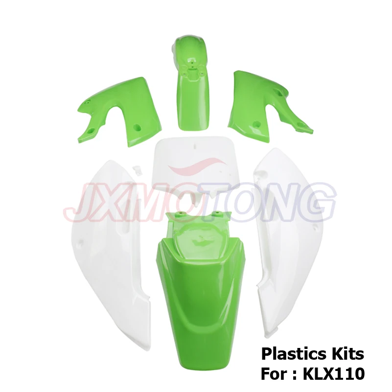 Комплект брызговиков для Kawasaki KLX110 KX65 DRZ110 RM65|plastic fairings|body plasticfairing kit |