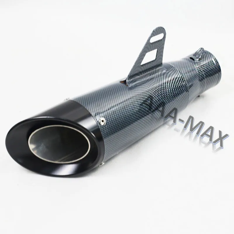 

36mm 38mm 51mm Motorcycle Exhaust Muffler Pipe With DB Killer Sticker Motocross Exhaust For Kawasaki ER6N Z800 Z900 Z1000 SC011