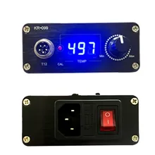 Портативный светодиодный Электропаяльник с цифровым дисплеем и функцией автоматического сна, паяльная станция с постоянной температурой