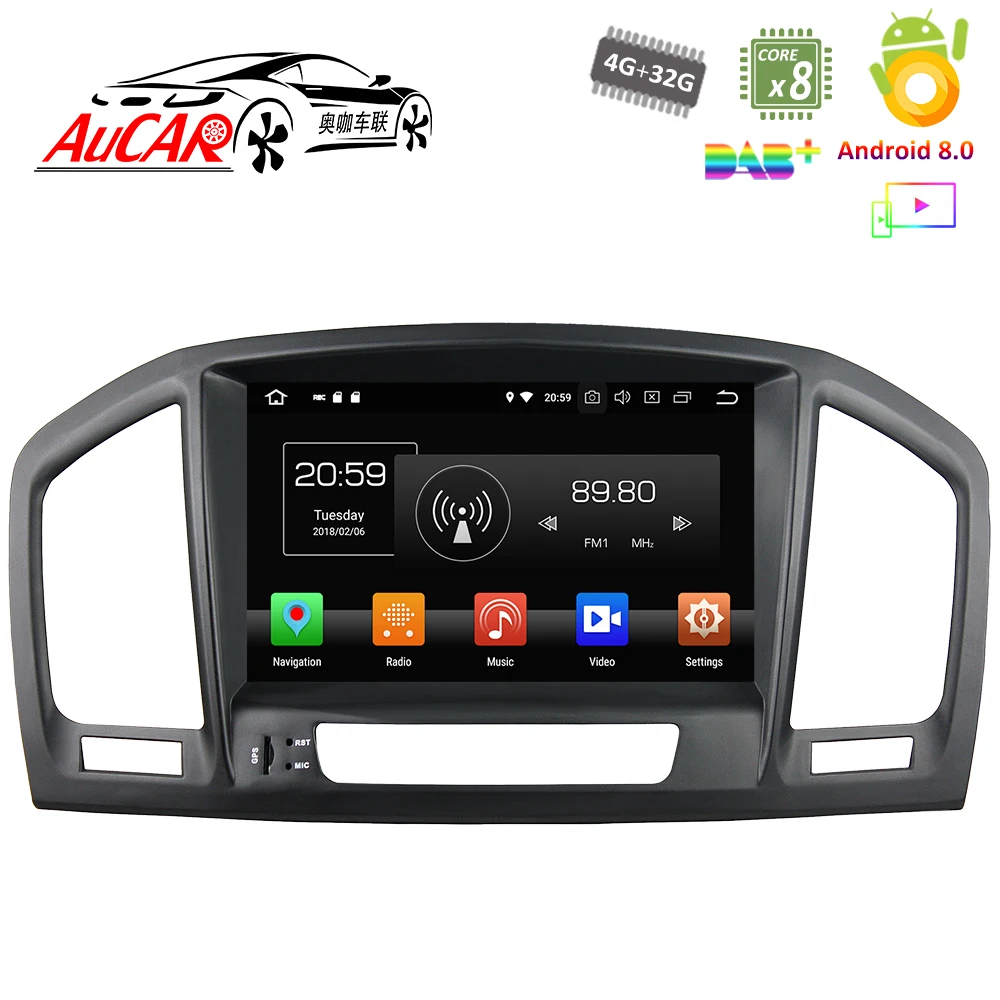 Android 8.0 Car DVD Player for Opel Insignia / Buick Regal 2009 - 2013 GPS Navigation system Bluetooth Radio WIFI 4G AUX | Автомобили и