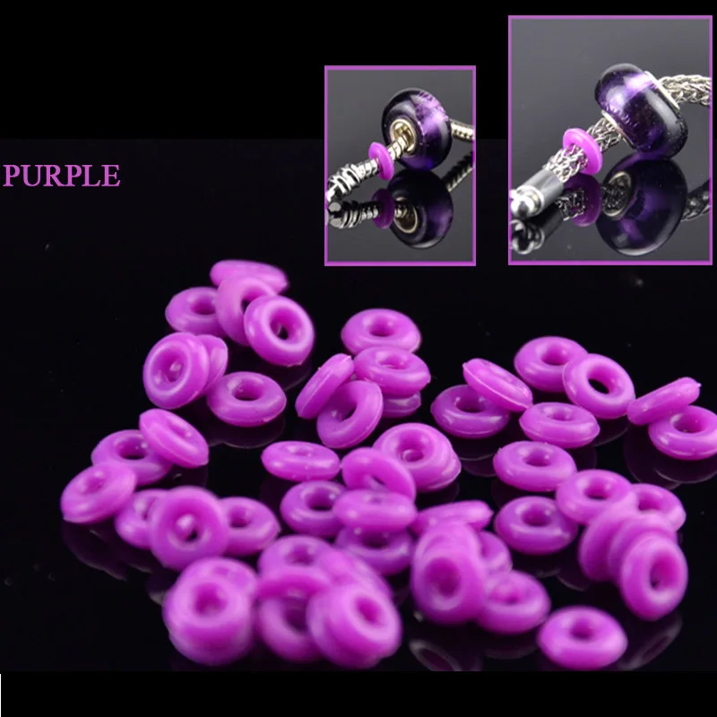 100 шт. силиконовые бусины для браслетов|colorful beads|clip beadsbeads charms |