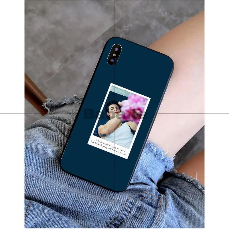 Babaite хит поп певец Шон Мендез любовь черный ТПУ Мягкий силиконовый чехол для телефона для iPhone 6S 6plus 7 7plus 8 8Plus X Xs MAX 5 5S XR - Цвет: A3