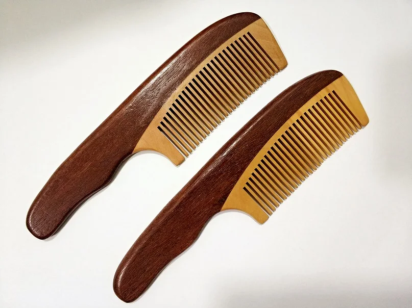 Amodong Long Handle Fine Tooth Comb 7.5inch Beard Hair Comb Care