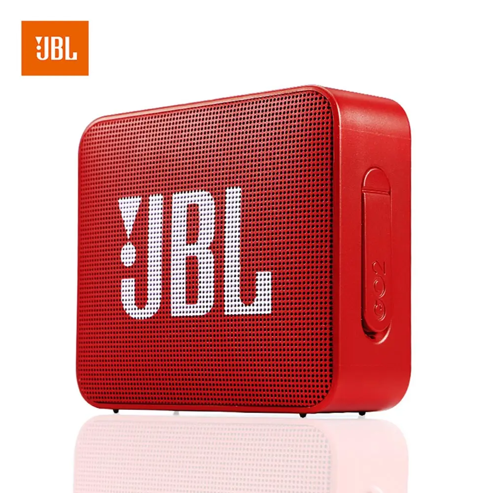 JBL GO 2 Музыкальный беспроводной Bluetooth мини-динамик IPX7 водонепроницаемый открытый питьевой динамик s перезаряжаемая батарея с микрофоном - Цвет: Red