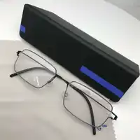 Titanium Rim Square Glasses Frame Business Men High Quality Eyewear Screwless Hand-made Myopia Optical Eyeglasses Frame