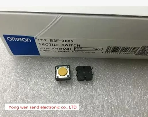 Новый OMRON B3F-4005 B3F4005 2.55N Micro light touch Выключатель Лифт кнопки ключ зажигания DIP4