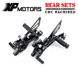 NICECNC с ЧПУ заготовки мото регулируемые Rearsets подножки Пег для Yamaha YZFR6 YZF-R6 YZF R6 06-2011 2012 2013 2014 2015