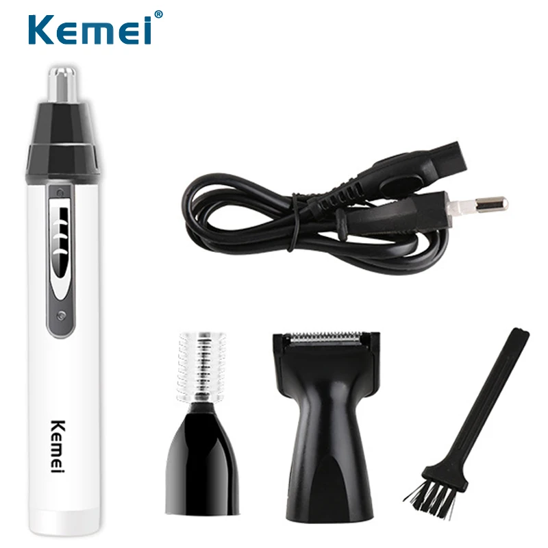 

Nose Trimmer Rechargeable Moustache Eyebrow Trimmer Beard Electric Razor Safety Grooming Kit Multifunction Ear Hair Trimer Men