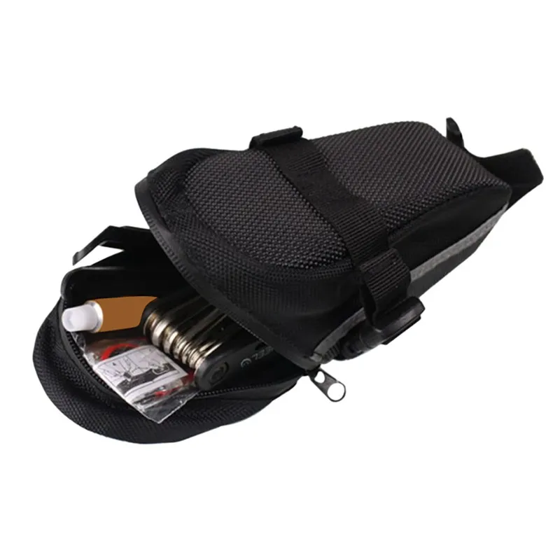 Excellent Bicycle Bike Waterproof Storage Saddle Bag Seat Cycling Tail Rear Pouch#B 11