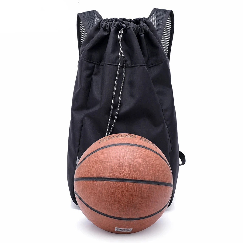 

Fashion Men's Sports Basketball Backpack School Bags For Teenager Boys Soccer Ball Pack Laptop Bag Football Net Fitness Gym Bag