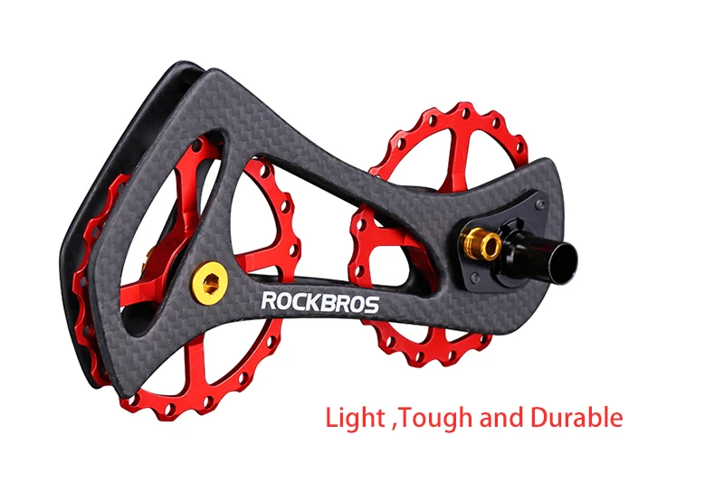 ROCKBROS Велосипедный задний переключатель колеса Шкивы 17 т углерода Волокна 11 Скорость колесо для Shimano 6800/6870/ 9000/9070 Велосипедная часть