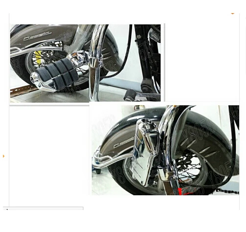 Черный Передний левый и правый ног колышки для Honda Shadow Spirit Sabre Aero ACE Стид VLX 400 600 1100 DLX VTX1300 1800 Magna