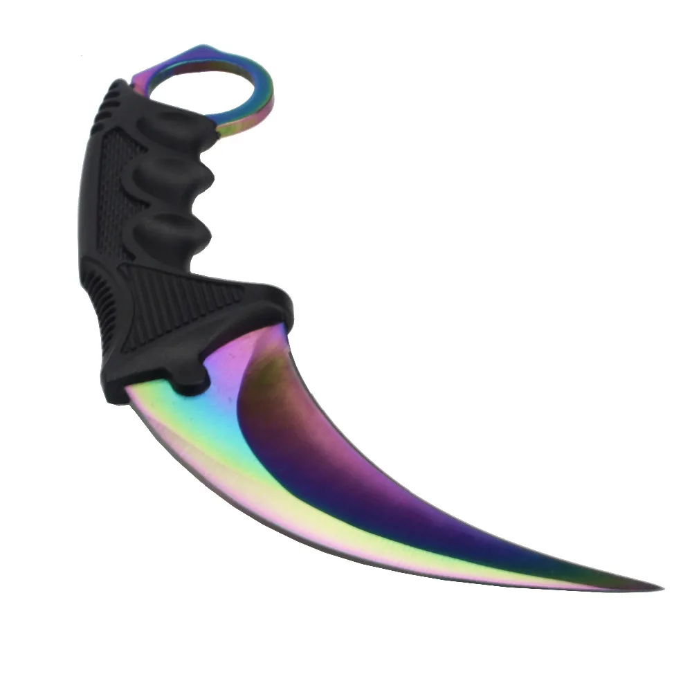 CS GO Karambit нож для выживания охотничий нож Edc инструменты тактические ножи настоящий нож s Herramientas Navajas Supervivencia Faca Zakmes