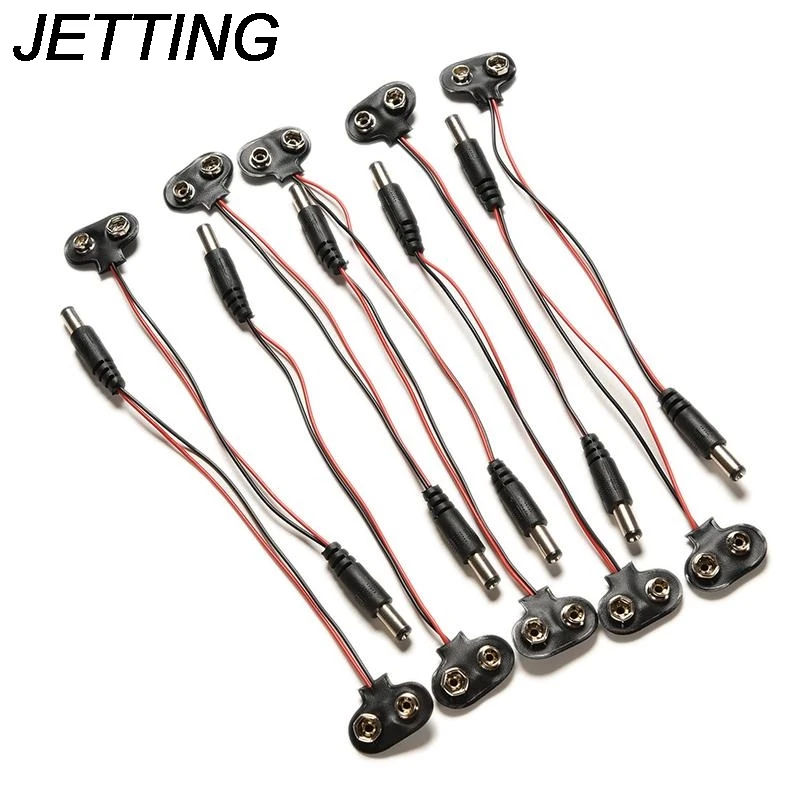 

1PC 9V DC I-Type Battery Power Cable Clip Barrel Jack Connector For Arduino Newest Electronics Stocks