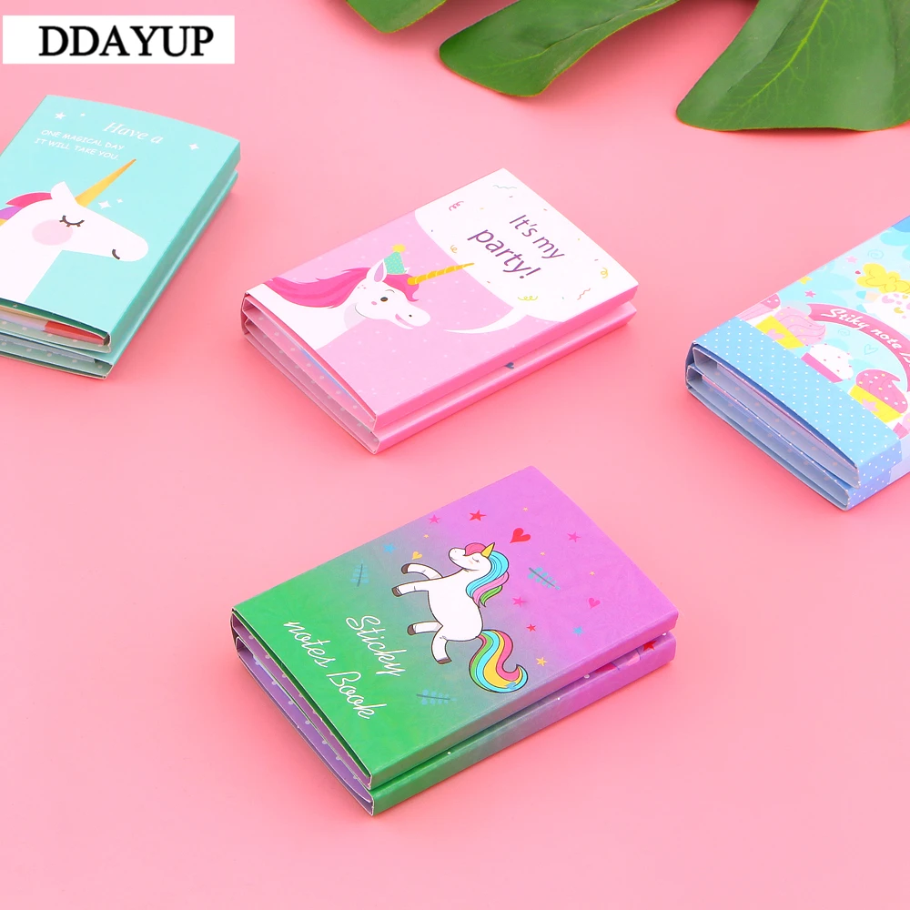 Lovely Cute Unicorn Party 6 Folding Memo Pad N Times Sticky Notes Memo Notepad Bookmark Gift Stationery Lovely Cute Unicorn Party 6 Folding Memo Pad N Times Sticky Notes Memo Notepad Bookmark Gift Stationery