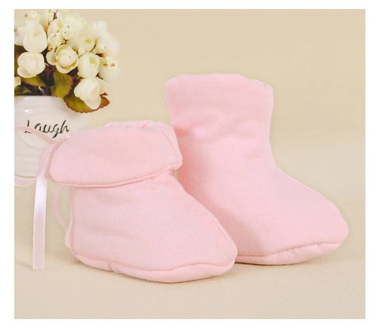 Sweet Baby Crib Shoes Infant Sleep shoe autumn winter thick cotton newborn toddler Warm for kid sleeping bed shoes