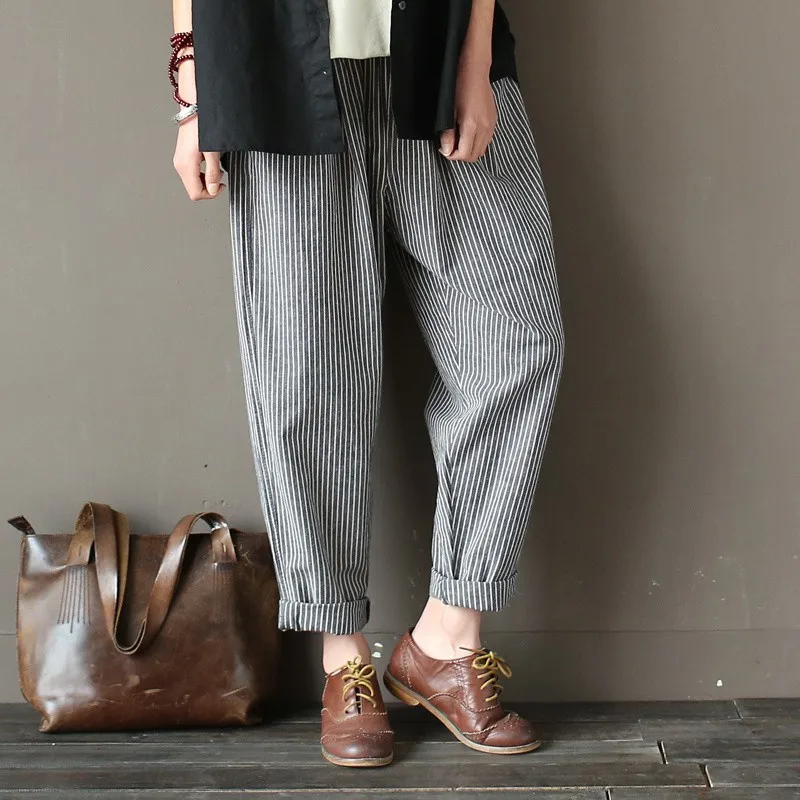 designer pants with stripe