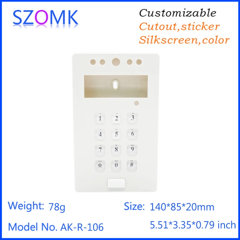 

10 pcs a lot High quality abs material RFID plastic enclosure for pcb electrical junction box door access for project