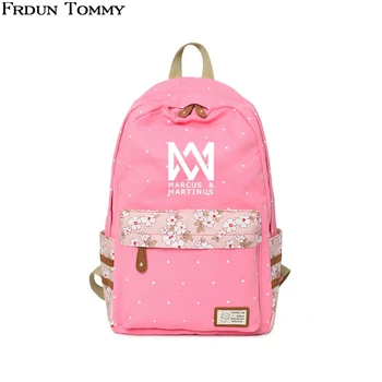 

Marcus & Martinus Backpack Teenagers Backpacks Travel point Kawaii Flower Wave point Marcus Martinus Bags