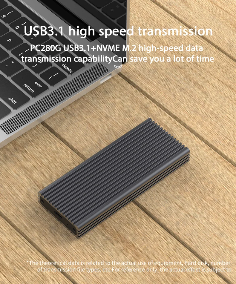 SSD алюминиевый корпус Поддержка PCIe NVME/NGFF M.2 M ключ/B& M ключ SSD type C 3,1 высокоскоростной кабель корпус жесткого диска