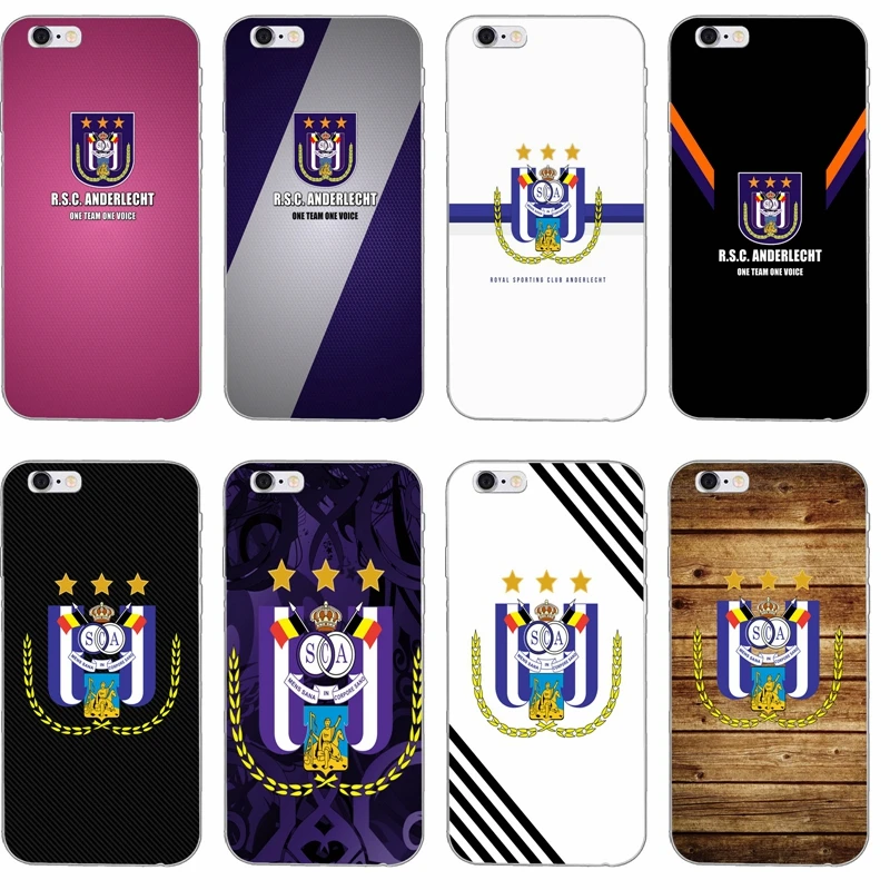 Для RSC Anderlecht чехол-накладка из мягкого силикона ТПУ чехол для телефона для samsung Galaxy S9 S10 A10 A30 A40 A50 A60 A70 A6 A7 A8 J8 J6 J4 prime plus