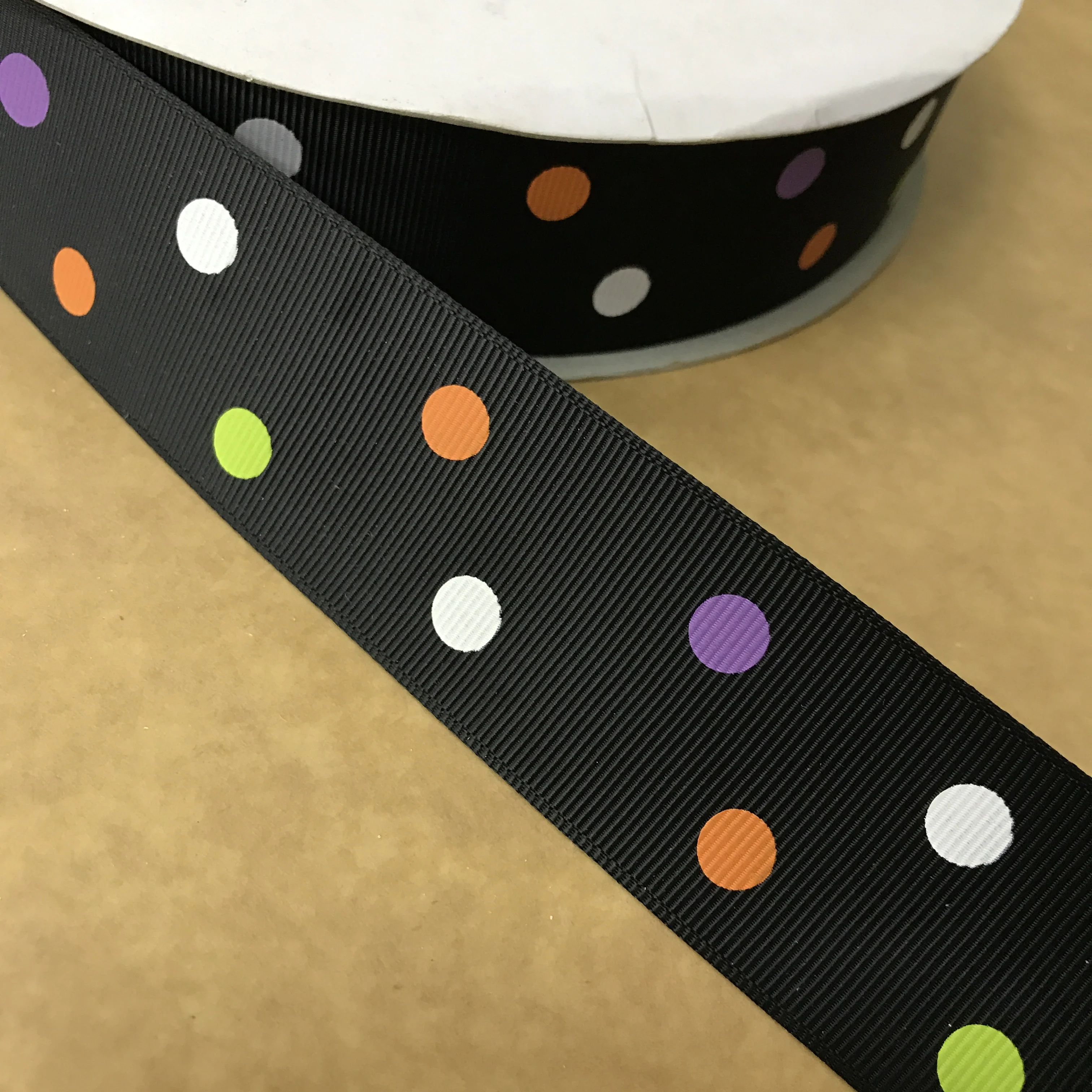 Halloween 3/" grosgrain ribbon 2 yards listing