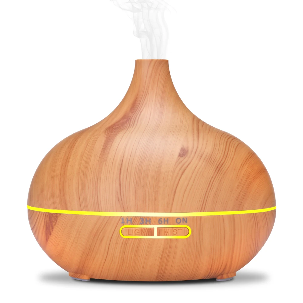 

VVPEC Ultrasonic Cool Mist Humidifier USB Aroma Essential Oil Diffuser Air Purifier 7 Color Change LED Night light for Office
