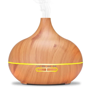 

VVPEC Ultrasonic Cool Mist Humidifier USB Aroma Essential Oil Diffuser Air Purifier 7 Color Change LED Night light for Office