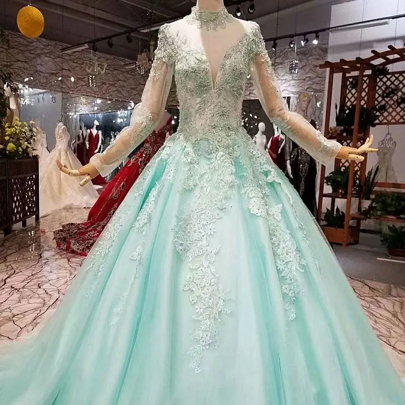AIJINGYU Wedding Dress Long Gowns 