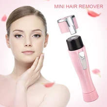 Female Mini Electric Epilator Lipstick Shape Shaving Shaver Lady Hair Remover For Women Body Face kemei1901 2015 new 100 240v women shave wool device knife electric shaver wool epilator shaving lady s shaver female care