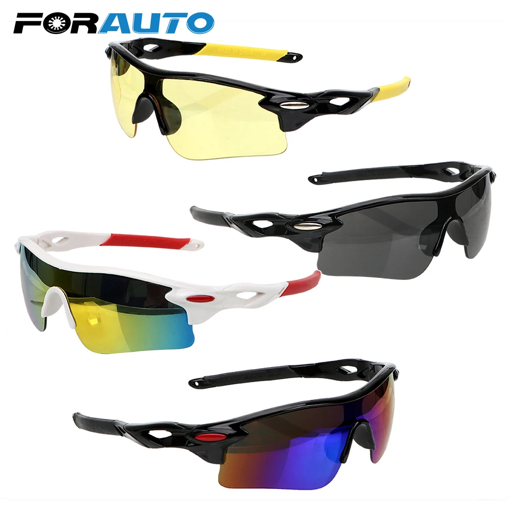 

FORAUTO UV Protection Motorcycle Sunglasses Night Vision Drivers Goggles Explosion-proof Car Night-Vision Glasses Anti-glare