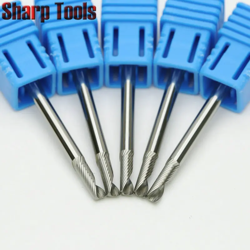 one flute cnc milling cutter end mill carbide router bit