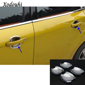 

For Ford Kuga Escape 2013 2014 2015 2016 Car Styling Cover Detector Trim ABS External Outside Door Bowl Stick Frame Part
