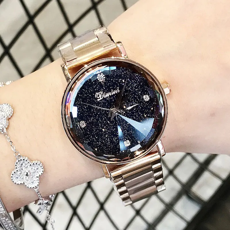 

Luxury Brand Women Watches Gold Quartz Watch Women Clock Stainless Steel Fashion Design Montre Femme Rologio Feminino 2018