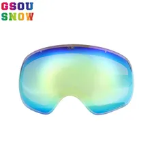 Gsou Snow/лыжи очки открытый профессиональный сноуборд очки многоцветные спортивные снежные очки линзы очки замена